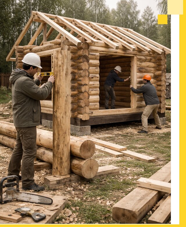 Строительство бань для дачи под ключ в Сыктывкаре с доставкой и монтажом