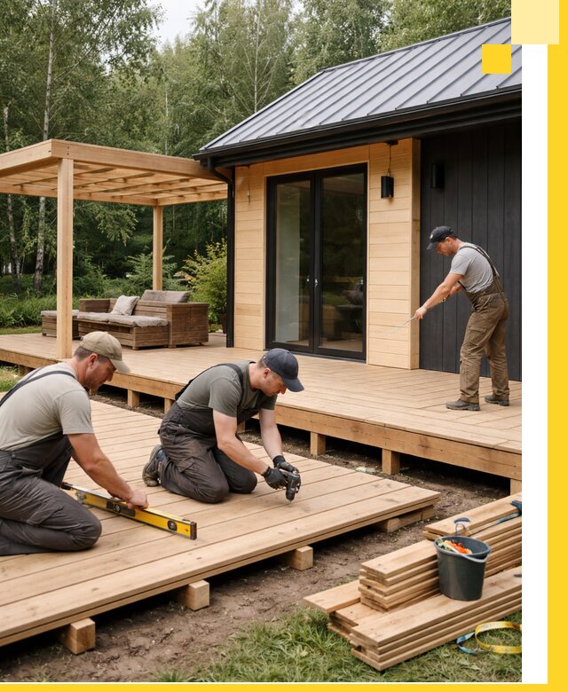 Строительство бань с террасой и бассейном под ключ в Сыктывкаре