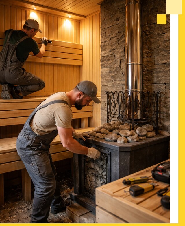 Комплексный дизайн бань, саун и зон отдыха в Сыктывкаре