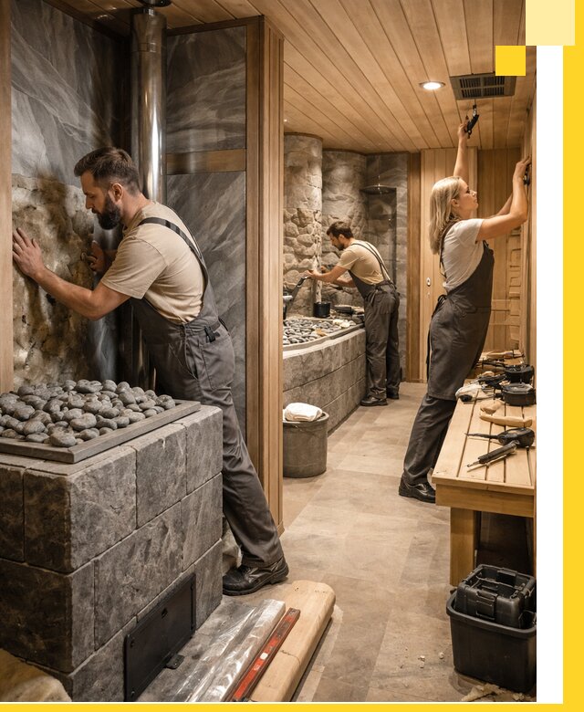 Строительство бань и SPA процедур в Сыктывкаре под ключ и отделкой