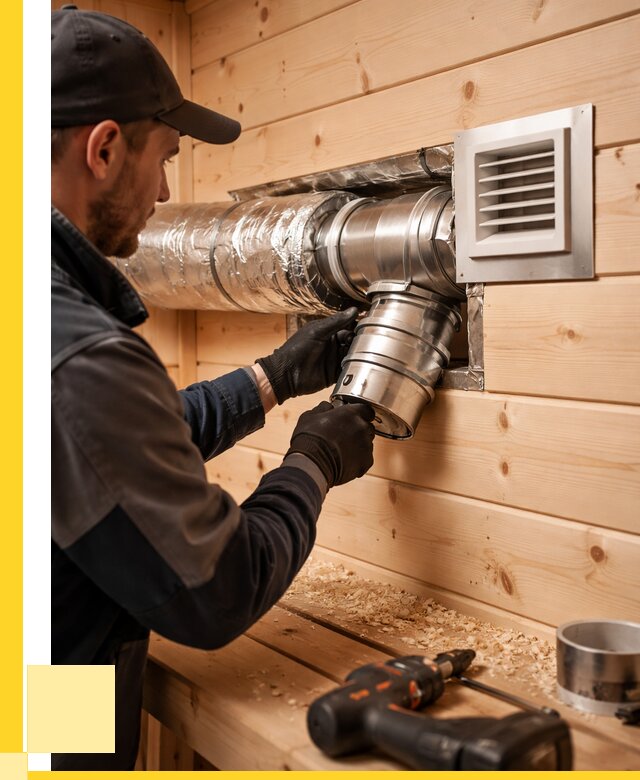 Монтаж вентиляции бани в Сыктывкаре от 12373 р. | ЭриданСкт