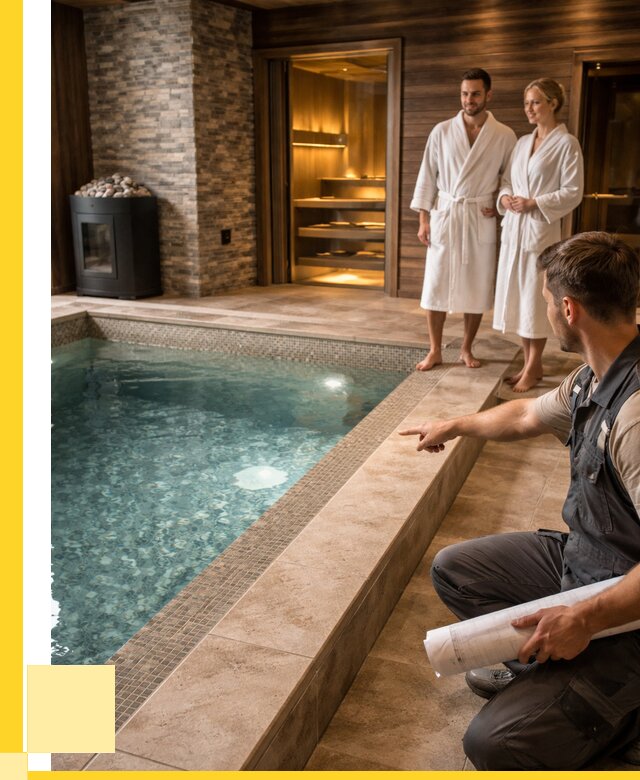 Проект бани с бассейном под ключ в Сыктывкаре от 67022 р. | ЭриданСкт