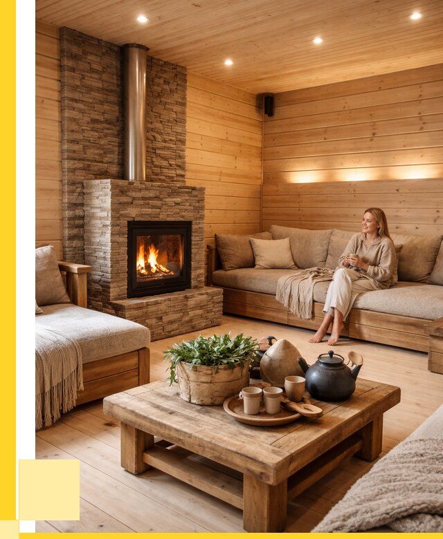 Проект бани с комнатой отдыха в Сыктывкаре от 36089 р. | ЭриданСкт