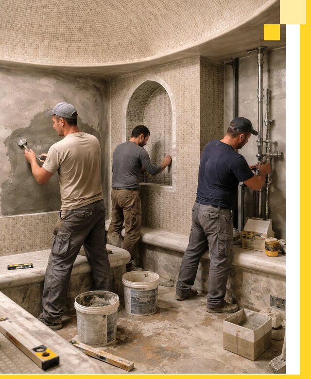 Профессиональный монтаж хамамов под ключ в Сыктывкаре с гарантией