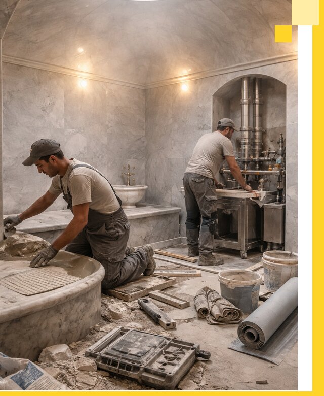 Строительство турецких бань хаммам под ключ в Сыктывкаре