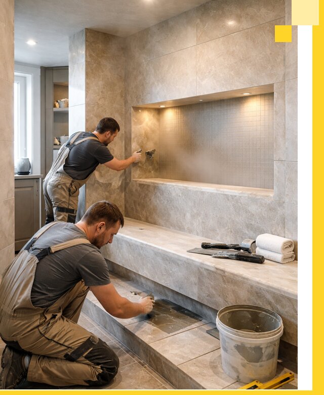 Профессиональное строительство хамама в квартире в Сыктывкаре