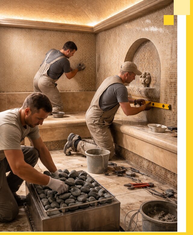 Проектирование и строительство хамама и сауны в Сыктывкаре