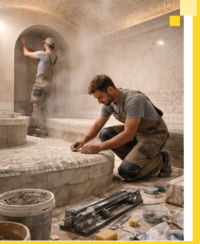 Профессиональный дизайн хамама и SPA под ключ в Сыктывкаре