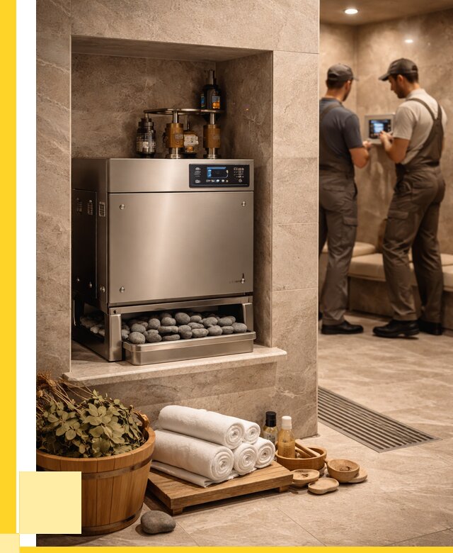 Парогенераторы для хамама в Сыктывкаре от 77333 р. | ЭриданСкт