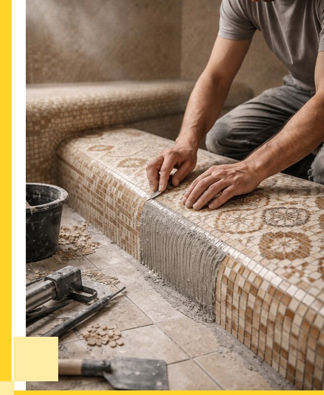 Плитка для хамама под ключ в Сыктывкаре от 3609 р. | ЭриданСкт