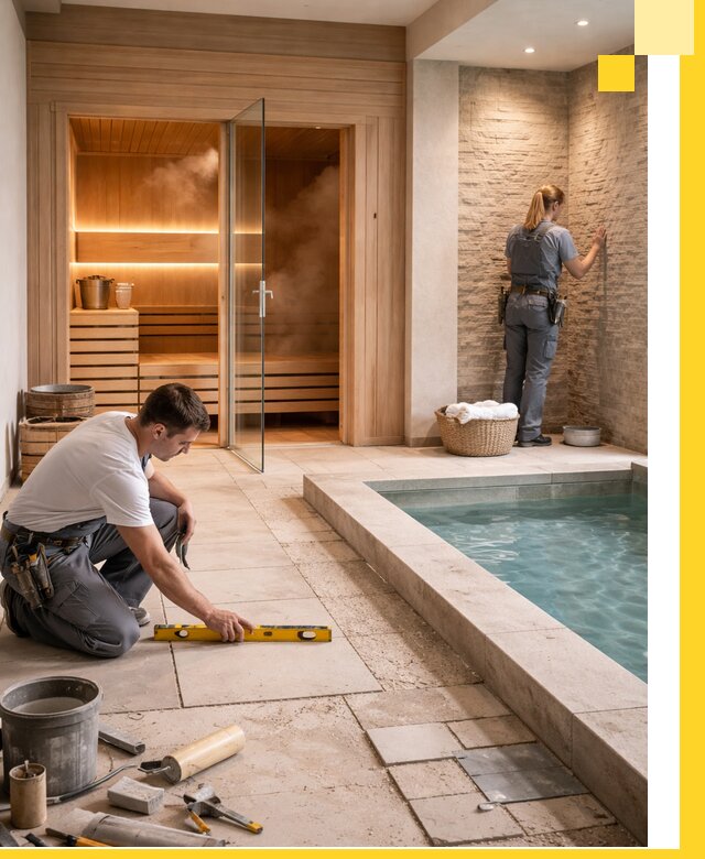 Комплексный дизайн и отделка интерьеров SPA под ключ в Сыктывкаре